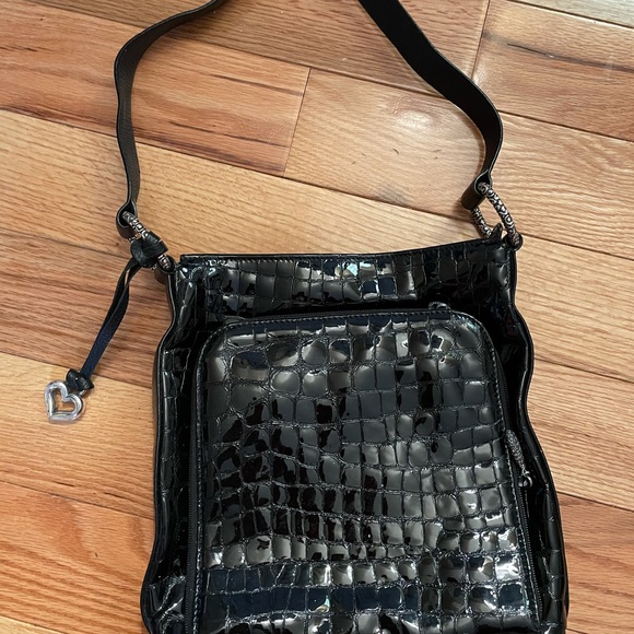 Brighton Handbags - Brighton black patent leather purse